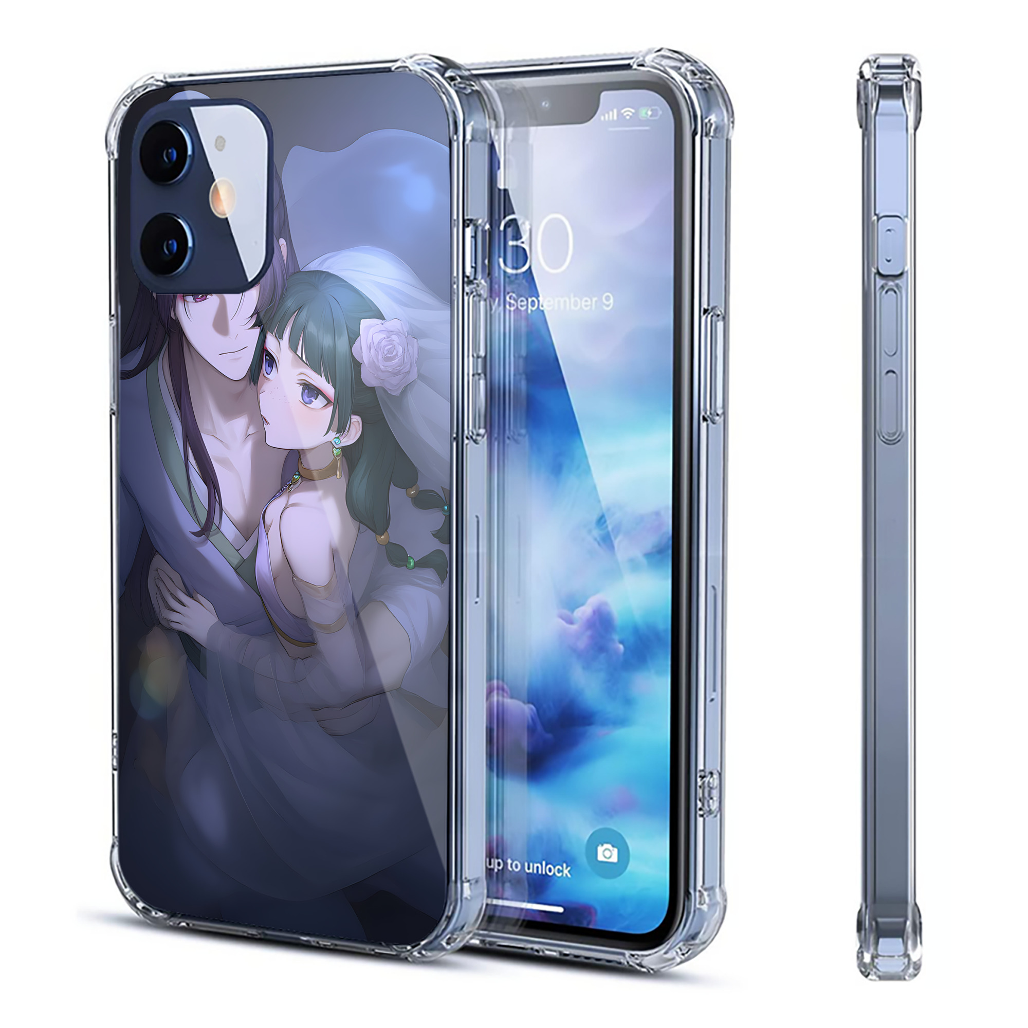 （画像用） 薬屋のひとりごと The Apothecary Diaries 【iPhone 12シリーズ対応】透明スマホケース（クリアソフトケース）